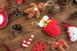 Décorations de Noël en feutre